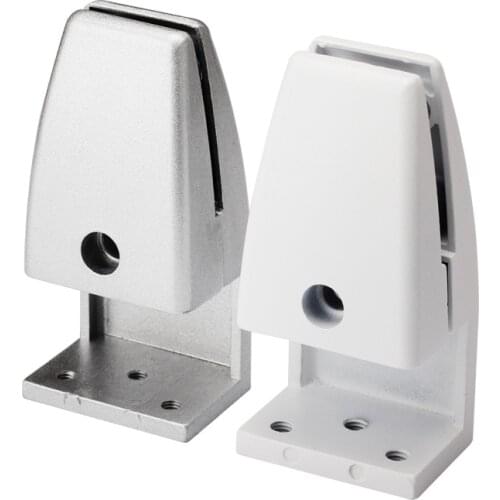 1PCS Aluminum Alloy Glass Clamps Desk Screen Clips Desktop Baffle Fixing Brackets Clapboard Holder Home Office Hardware Fittings