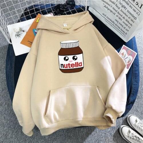 Winter Nutella little face Hoodie Print Hoody Men Women Unisex BASIC Sweatshirts Fashion Cartoon Printing Hoodies streetwear