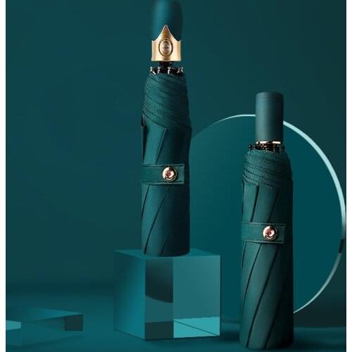 7 Colors Automatic Umbrella Rain Women Three-folding Umbrella Windproof Man Sunny And Rainy Umbrella Change Color Due To UV