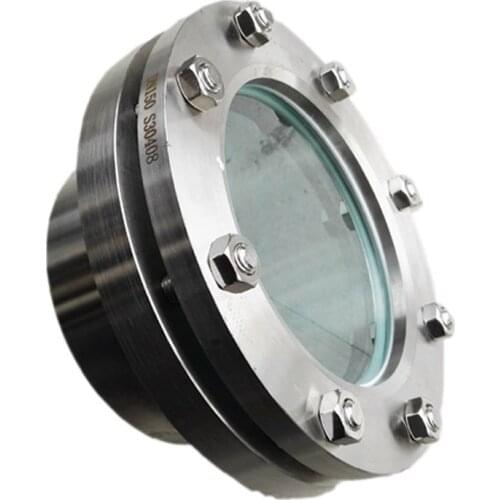 Sight Glass SS304 DN50-DN300 Carbon Steel/Stainless Steel Neck Flange Sight Glass Observation Window