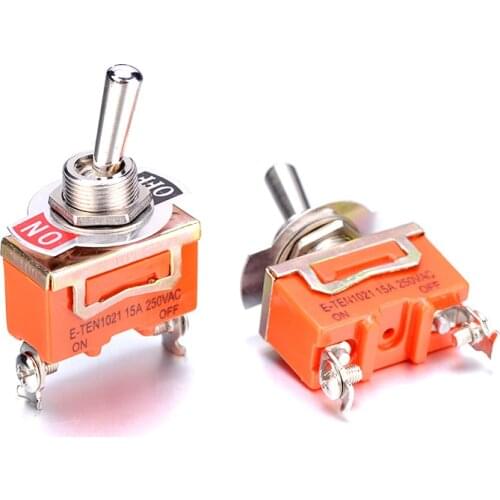 1/2pcs 53x29mm 2Pins KN1021 250V 15A Toggle Switch Used for Controlling The Circuits of AC or DC