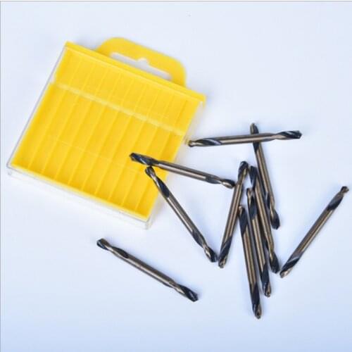 10pcs /set HSS Coated Titanium Drill Bit Set Cobalt Twist Drill Bit for Stainless Steel Woodworking High Guality Power Tool