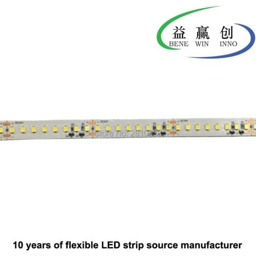 100M/Lot CRI 90+ constant current 128leds/M led strip light 2835 DC24V 12mm high light efficiency led light strip 18W led ribbon