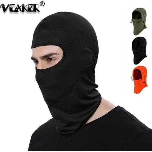 2018 Mens Winter Outdoor Sports Neck Breathable Polar Hoods Bonnet Hat Women Ski Cap Ear Windbreaker Warm Mask Bike Scarf Cap