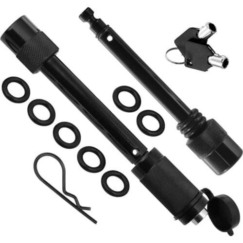 5/8" & 1/2" Trailer Hitch Lock Pin Set with One Locking System 2 Keys for Class I, II, III, IV, V Tow Hitch Receivers