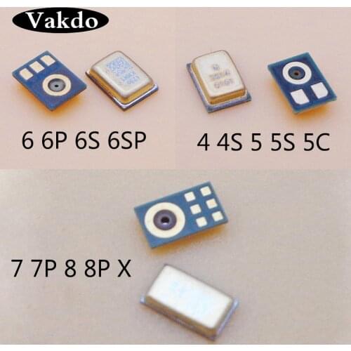 50PCS For iPhone X 7 8 6 6S Plus 5 5S 5C 4 4S Microphone Transmitter Mic Speaker