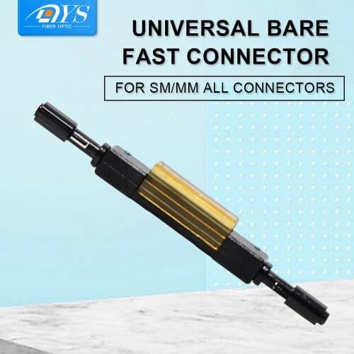 50pcs Fiber Optic Quick Connector Optical Fiber Mechanical Splice Single Mode Connector For Drop Cable