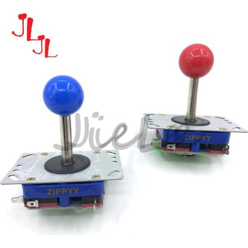Long handle zippy arcade joystick 5 colors 34mm switching top ball 2/4/8 way classic Arcade stick for PacMan