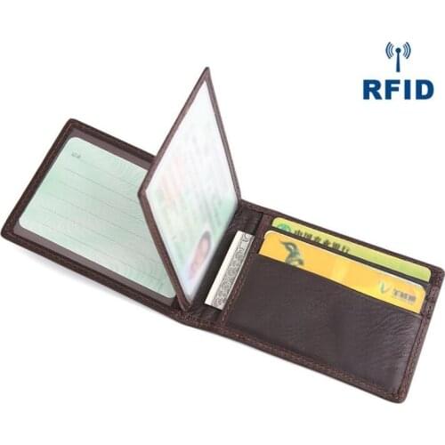 Retro Genuine Leather Driving License Card Holder Cards Pack Men Certificate Card Case Brown Credit Card Bag Quality Wholesale