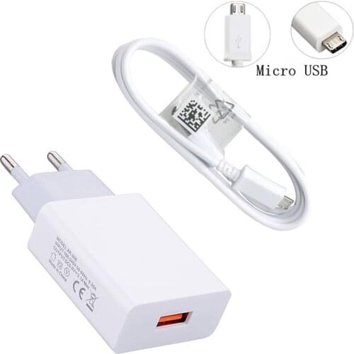 For Samsung Huawei Honor Xiaomi Mi 9 7A Redmi 5 Note 7 Oppo Reno F7 Mobile phone Micro usb Type C Charge Cable Wall Plug Charger