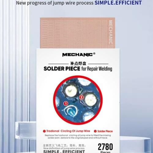 MECHANIC 1ND MECHANIC Non-trace Solder Joint Repair Magic Tag Rework Pad Spot Weld Plate For Motherboard Return Repair Welding