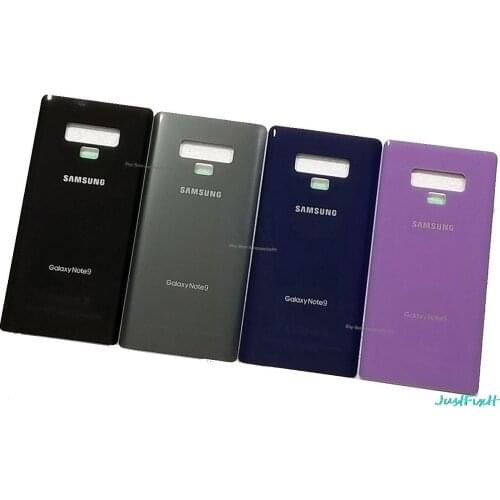 Original For SAMSUNG Galaxy Note 9 N960 N960F N960P Back Battery Cover Door Rear Glass Housing Case Replace Battery Cover