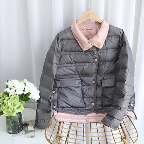 SEDUTMO 2020 Winter Oversize Duck Down Coat Women Casual Warm Short Jackets Autumn Fashion Pocket Basic Parkas ED1313