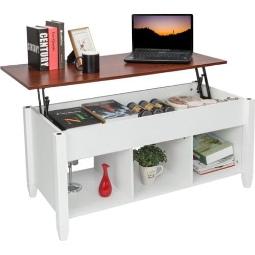 Three Colors Lift Top Coffee Table End Table Tea Table Side Table Modern Furniture Hidden Compartment And Lift Tabletop