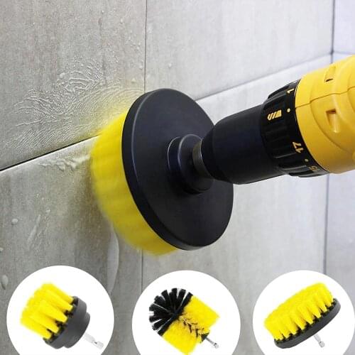 Drill Brush All Purpose Cleaner Scrubbing Brushes for Bathroom Surface Grout Tile Tub Shower Kitchen Auto Care Cleaning Tools