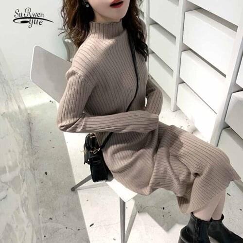 Модные трикотажные платья SURWENYUE China At AliExpress