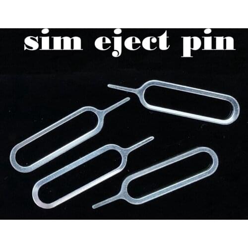 High Quality 10pcs SIM Card Tray Removal Remover Eject Pin Needle Key Tool For iPhone 7 6S 6 Plus 5 5S SE 5C 4 4S