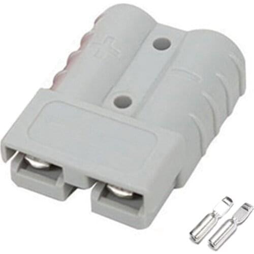 50A High Current Parts Conductive Motorcycle Exterior Forklift Portable Car Power Connector Double Pole Solar Plug