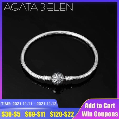 100% real 925 Sterling Silver Fine Charm Snake Bone Chain Fine Bracelets for Women DIY Gift Fashion Jewelry