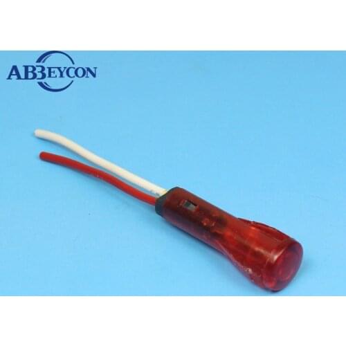 ZS71 12mm Plastic railway panel electric car pilot light 220v signal lamp indicator light