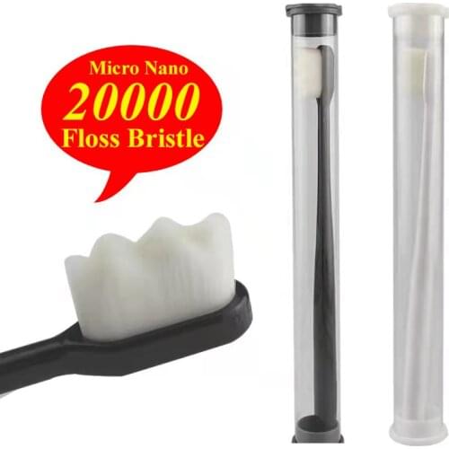 2PC Ultra-fine Soft Toothbrush Million Nano Bristle Adult Bamboo Tooth Brush Teeth Deep Cleaning Tool With Box/OPP Bag Oral Care