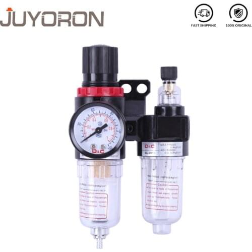 AFC-2000 Pneumatic Filter Regulator Air Treatment Unit Pressure Switches Gauge AFC2000 With PC Fitting For Compressors