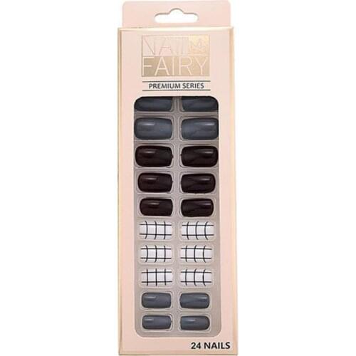 Smell-less Salon Supplies Full Cover Fingernails Nail Tips Kit for Female