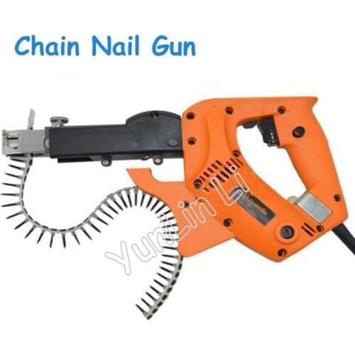 Automatic Screw Nailing Machine Chain Nail Gun Dual Use Nailing Gun/ Drill Woodworking Decoration Tool SW-45