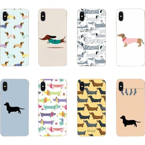 Quote Case Slim For Samsung Galaxy S20 S10 S9 S8 Plus A50 A70 A40 A30 A20 A10 A50S A70S A10S Dachshund Doxie Flower Dog Puppy