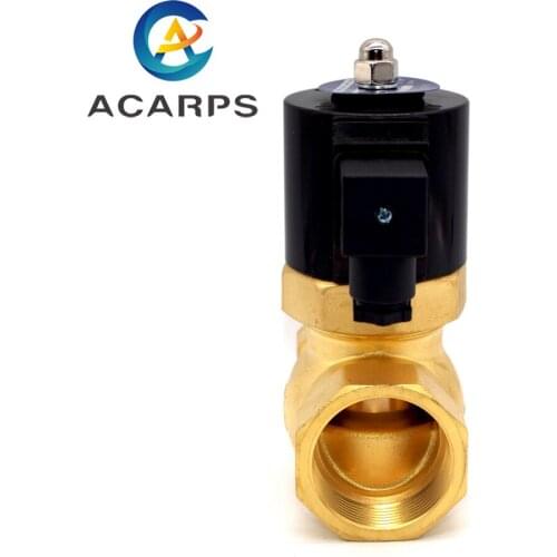 Solenoid Valve,G2" DN50 2-Way NC Brass Steam Solenoid Valve Hi-Temp Electric Valve 16bar