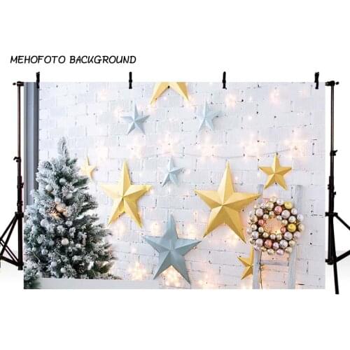 Photography Backdrops Christmas Background Fireplace Tree Winter Snow Window Interior Baby Birthday Background For Photo Studio
