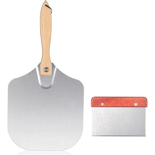 HOT SALE Pizza Peel Aluminum For The Grill Or Oven Pizza Shovel Pizza Shovel For Pizza Oven With Folding Handle