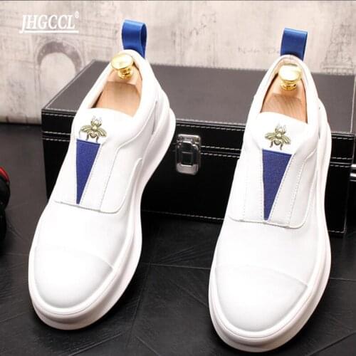 Luxury designer mens shoes Hop Thick Bottom Platfo Shoes Trainers Height Increasing Flats Chaussure Homme Italian Shoes A4