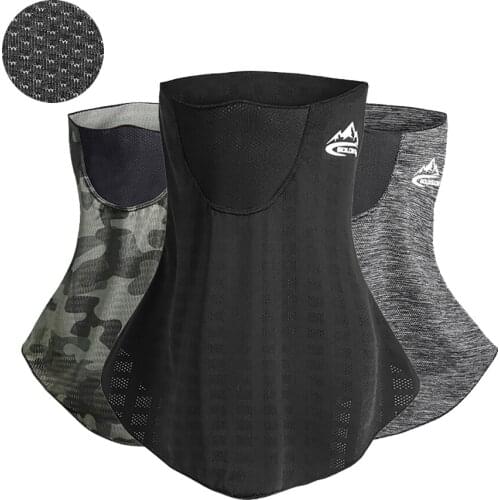 Summer Face Scarves Sun Protection Head Scarf Breathable Bandana Skin-Friendly Quick Dry Running Cycling Mountaineering Headwear