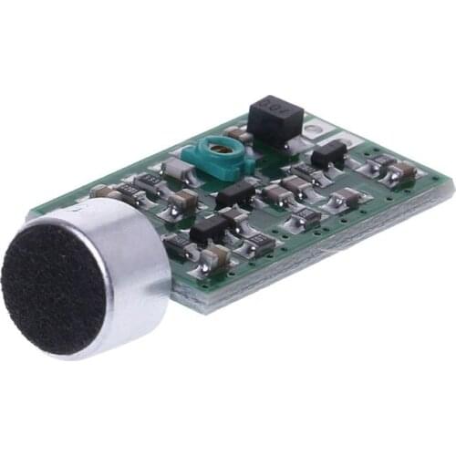 88MHZ-108MHZ 0.7-9V Transmitter Module Mini Bug Wiretap Dictagraph Interceptor MIC V4.0 Core Board Mini