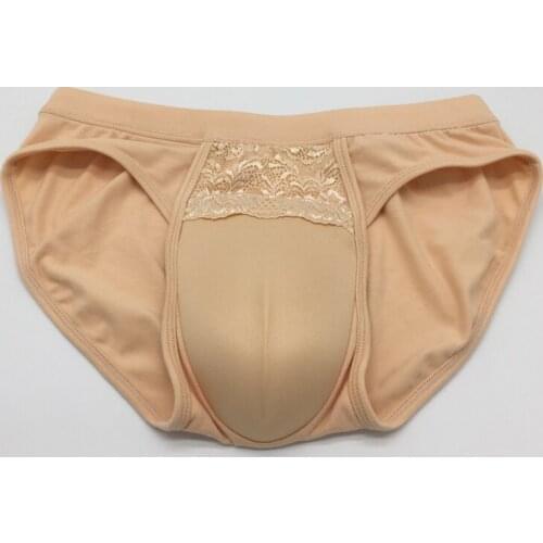 Transgender Shemale Gaff Camel Toe Underwear TG False Vagina Panties Fake Vagina Gaff For Crossdresser