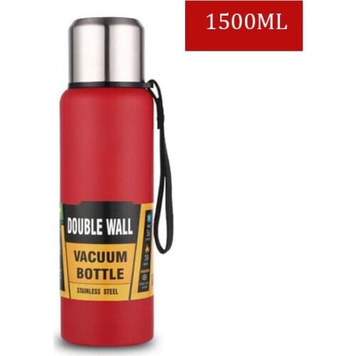 New Vacuum Cup 304Stainless Steel Water Bottle Portable Thermocup Thickened Large Capacity Car Travel Thermos Bottles Coffee Mug