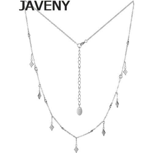 925 Sterling Silver AAA CZ Delicate Dangling Charms Necklaces for Women Girls Birthday Christmas Gifts 10pcs Lot Wholesale