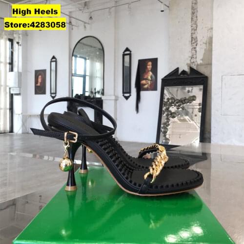 Casual Designer women shoes peep toe high heels sandalias de las mujeres sandalias mujer 2021 Zapatos Mujer