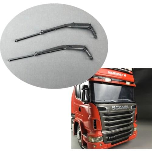 Rc Car TAMIYA Tractor Toys Metal Window Wiper For 1/14 Rc Truck SCANIA R620 56323 Mercedes Actros 1851 3363 VOLVO FH16 56360
