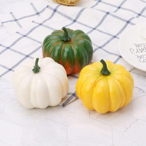 Realistic Fake Artificial Small Pumpkins For Halloween Fall Harvest Thanksgiving Party Decor DIY Craft