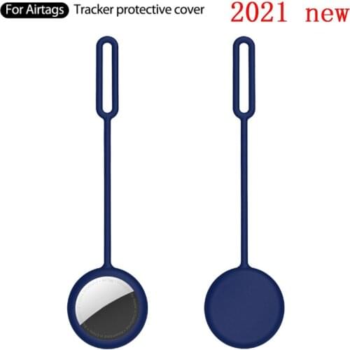 Silicone Protective Case For AirTags Shockproof Anti-fall Anti-scratch Accessories Protector Cover Shell For Air Tags 2021
