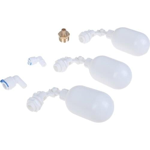 High Efficiency Adjustable Mini Plastic Automatic Float Valve For Chemical Aquarium RO DI Reverse Osmosis System