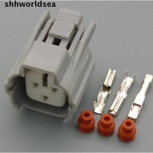 Worldgolden 5/30/100sets 3P 2.0mm CAM shaft plug for Toyota modified plug Toyota motor connector with terminals