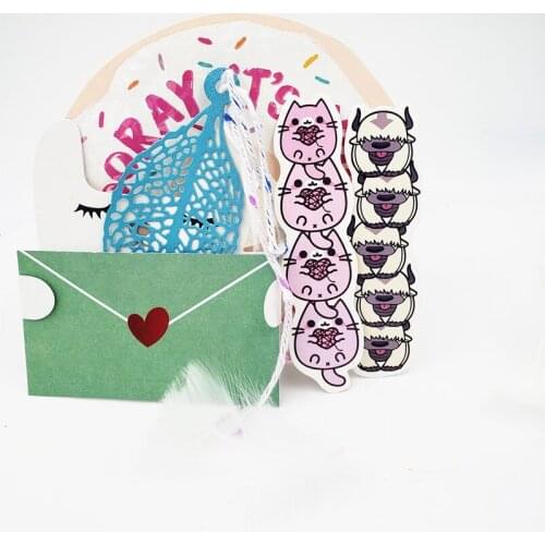 Clearance sale Fine leaves bookmark paper die Metal dies cutting dies Scrapbooking DIY Embossing mould card craft