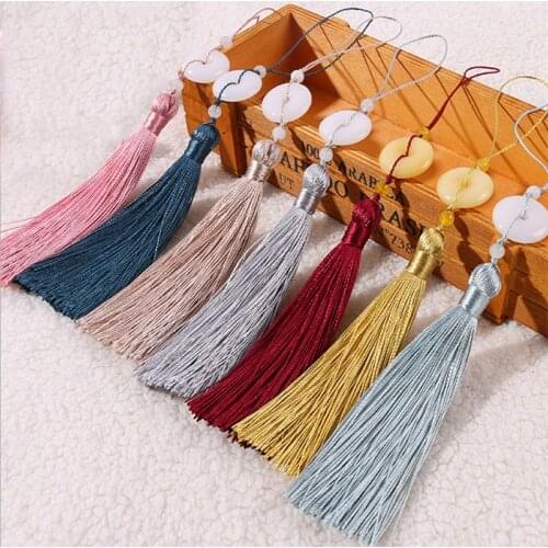 10Pcs/Lot Jade Curtain Cord Small Tassel Fringe Curtain Accessories DIY Sofa Garment Valance Decorative Key Tassel For Sewing