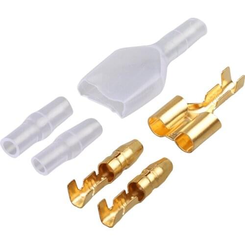 100 sets of one tug-of-two male pair plug