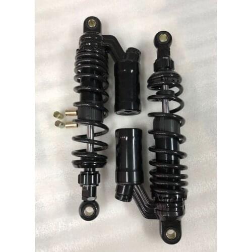 2piece 320mm 12.5" Motorcycle Rear Shock Absorbers Suspension For Honda Yamaha Suzuki150cc~750cc street bikes ATV Black
