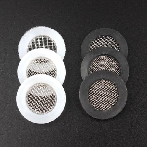 20pcs 1/2'' 3/4'' Silicone Gasket Filter Net Gasket Faucet Grommet Net Shower Head Filter Plumbing Hose Seal O-Ring Gasket