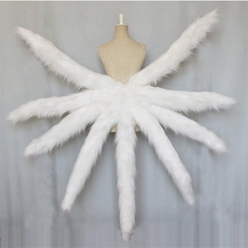 2020 Halloween Cosplay Costume LOL Game Ahri the Nine-Tailed Fox cosplay costume wonderful Tail including nine tail